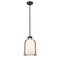 Z-Lite Pearson 1 Light Pendant, Matte Black & White Opal 818-9MB - alternate 1